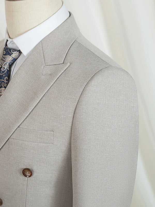 Detail of the fabric texture of the Midnight Poise suit, highlighting breathable materials.