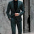 Stylish men's 2-piece suit in premium polyester and wool blend, perfect for daily wear, office, and formal events.
