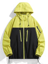 Men's waterproof hiking and urban windbreaker jacket, lightweight polyester, oversized fit, perfect for all seasons and outdo
