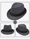 Versatile fedora hat in tan, suitable for various winter outfits and occasions.