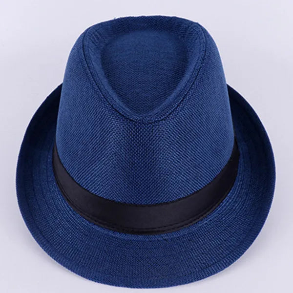 Close-up of the fedora's fabric, highlighting its resilience and comfort.