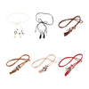 Bohemian braided faux leather skinny belt for women in camel, perfect for casual and formal outfits with fringe accents.