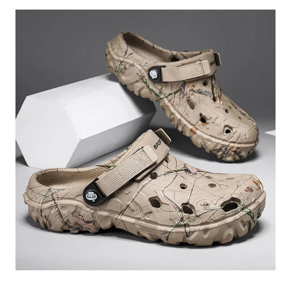 Soft EVA men's sandals with featherweight build and superior grip