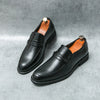 Durable rubber outsole loafers designed for dynamic lifestyles.