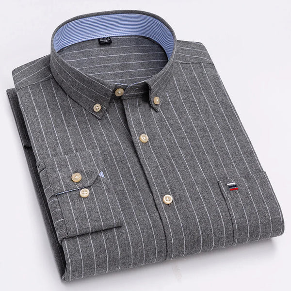 Oxford Confidence Shirt in light blue, ideal for business casual wear.