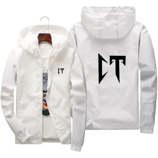 2025 Spring and Autumn Men's Fashion Hooded Windproof Waterproof Jacket Men's Mountaineering, Fishing, Sports and Leisure Jacket