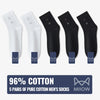 Detail of Seamless Comfort Socks highlighting soft, plush cotton material.