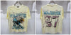 Hip-hop style t-shirt featuring eye-catching rhinestone text design