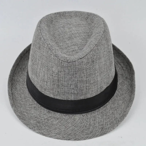 Sundrenched Linen Fedora, your perfect travel companion.