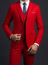 Close-up of the zipper fly trousers in the elegant men's 3-piece suit.