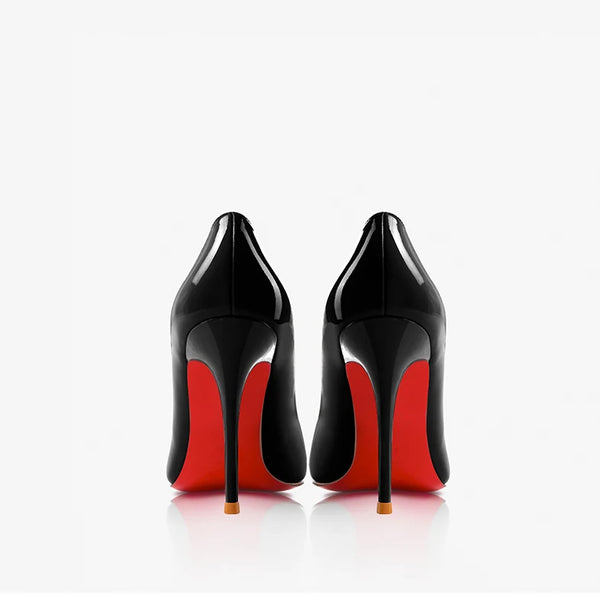 Classic pointed-toe stilettos with super high heel for special occasions