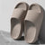 Cloud-like cushioned slides in premium EVA material designed for post-workout and lounging