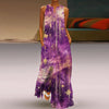 Effortless Elegance V-Neck Chiffon Maxi Dress