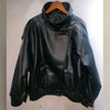 Chic black faux leather moto jacket for women, perfect for autumn evenings and stylish casual wear with a sleek silhouette.