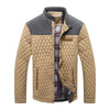 Winter's Whisper jacket in a snowy backdrop, emphasizing its all-weather features.