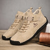Men's casual ankle boots with sleek silhouette design