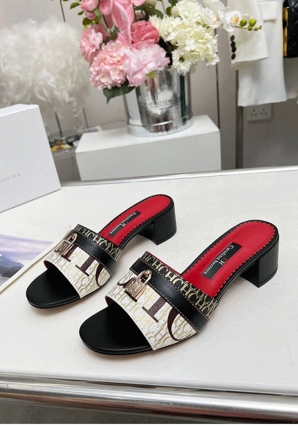 Vintage-inspired flat sandals with easy-care construction and true-to-size fit