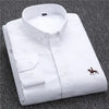 Whisper-Soft Oxford shirt with rolled sleeves for a relaxed look.