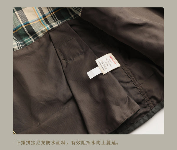 Classic Wax Canvas Hunting Jacket, designed for all-weather use.