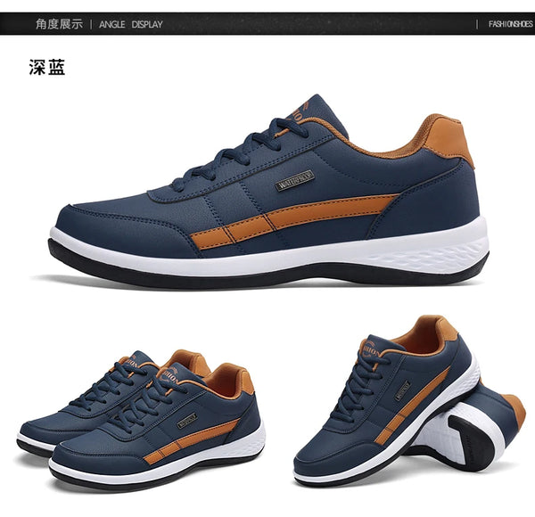 Timeless Italian leather sneakers offering breathability and confident footing