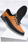 Non-slip business shoes with cushioned insole and durable rubber outsole for wet surfaces