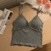 Delicate lace-edged camisole in smooth nylon blend for all-day comfort