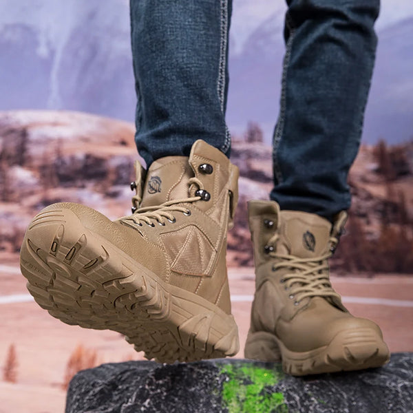 Men's Trailblazer Boots with breathable mesh for comfort on trails.