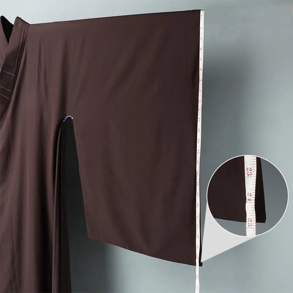 Loose-fitting Zen robe made from breathable fabric for ultimate comfort during meditation.