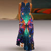 Effortless Elegance V-Neck Chiffon Maxi Dress