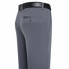 Modern professional trousers in wrinkle-resistant polyester with comfortable elastic waistband