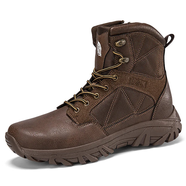 Black Trailblazer Boots with rugged design for outdoor adventures.