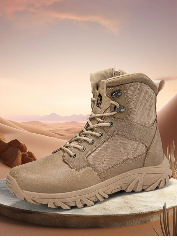 Men's rugged Trailblazer Boots with adaptable grip for rocky paths.
