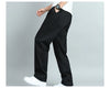 Breathable cotton joggers with drawstring waist and straight leg design
