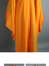 Loose-fitting robe in calming colors, perfect for finding your inner peace.