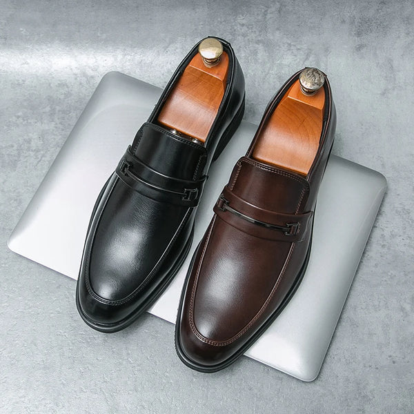 Non-slip dress shoes perfect for high-stakes negotiations.