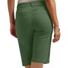 Versatile chino shorts with cargo pockets and comfortable high-rise fit