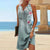 Beaded pullover dress with V-neckline and medium stretch for comfortable all-day wear
