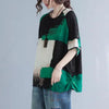 Relaxed fit summer tee made from breathable linen and polyester.