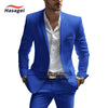 Elegant white summer suit for men, slim fit with notch lapel, perfect for weddings and business events, crafted from premium