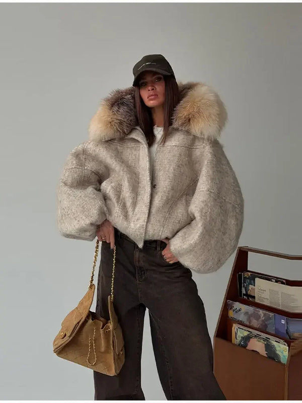 Cozy Rebellion jacket styled for work-from-home comfort