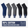 Seamless Comfort Socks in light blue, ideal for everyday wear.