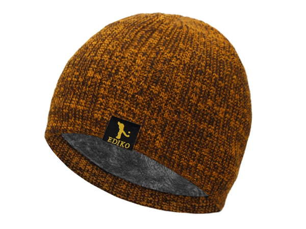 Midnight blue Winter Whisperer Beanie, designed for comfort and warmth during outdoor adventures.