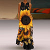 Effortless Elegance V-Neck Chiffon Maxi Dress