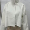 Urban style stand collar jacket in buttery-soft PU leather finish