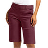 Straight cut cargo shorts with high waist and premium twill construction