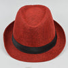 Casual fedora perfect for coastal town explorations.