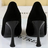 Elegant footwear featuring a sleek design and classic color.