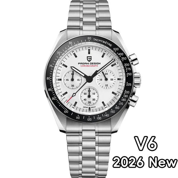 Moonwatch displayed against a business backdrop.