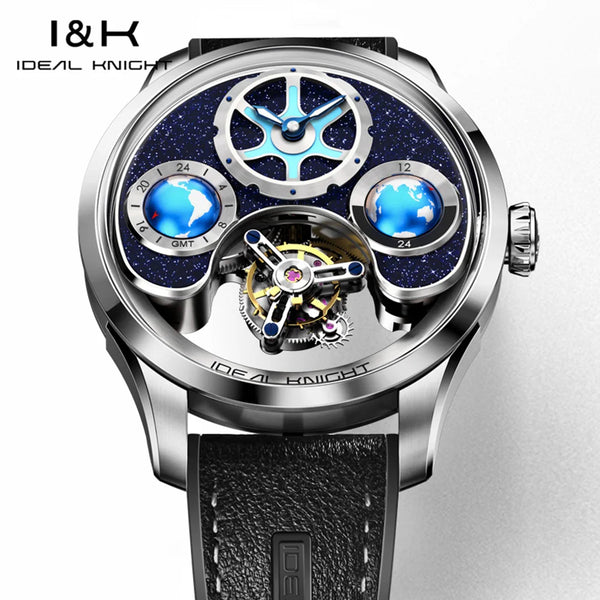 Global Voyager watch highlighting its versatility for boardroom and adventure.