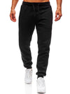 Breathable polyester joggers with straight-leg cut and contemporary sportswear details